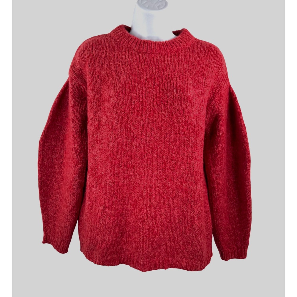 The Cashmere Project merino wool blend Sweater sz XS‎ puff Sleeve preppy